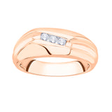 KATARINA 1/6 cttw Channel Set Diamond Engagement Ring