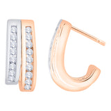 14K White and Rose Gold~GH | I2-I3, 10K White and Rose Gold~GH | I2-I3,14K White and Rose Gold~JK | SI2-I1, 10K White and Rose Gold~JK | SI2-I1,14K White and Rose Gold~IJ | I1-I2, 10K White and Rose Gold~IJ | I1-I2