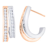14K White and Rose Gold~GH | I2-I3, 10K White and Rose Gold~GH | I2-I3,14K White and Rose Gold~JK | SI2-I1, 10K White and Rose Gold~JK | SI2-I1,14K White and Rose Gold~IJ | I1-I2, 10K White and Rose Gold~IJ | I1-I2
