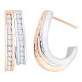14K White and Rose Gold~GH | I2-I3, 10K White and Rose Gold~GH | I2-I3,14K White and Rose Gold~JK | SI2-I1, 10K White and Rose Gold~JK | SI2-I1,14K White and Rose Gold~IJ | I1-I2, 10K White and Rose Gold~IJ | I1-I2