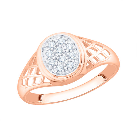 KATARINA Diamond Fashion Men's Ring (1/6 cttw)