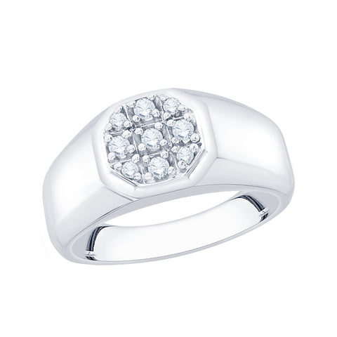 KATARINA Diamond Fashion Men's Ring (1/4 cttw)