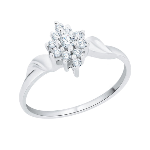 KATARINA 1/5 cttw Prong Set Diamond Cluster Fashion Ring