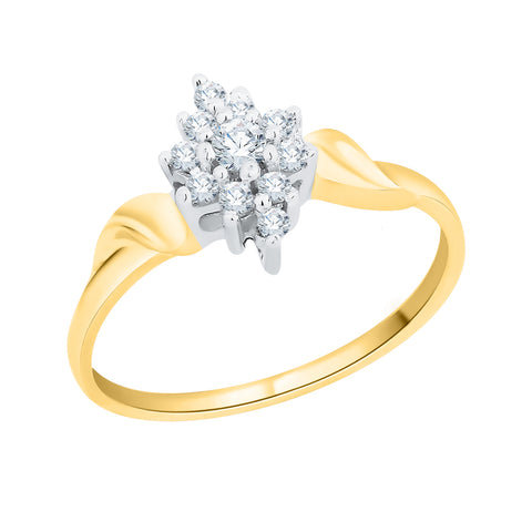 KATARINA 1/5 cttw Prong Set Diamond Cluster Fashion Ring