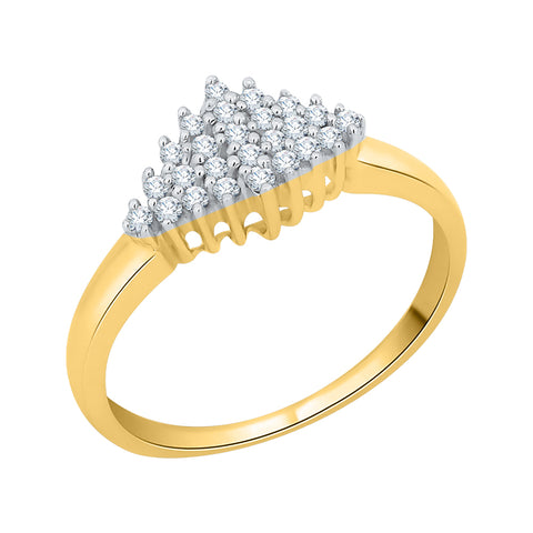 KATARINA 1/6 cttw Prong Set Diamond Cluster Ring