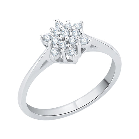 KATARINA 1/5 cttw Prong Set Diamond Cluster Ring