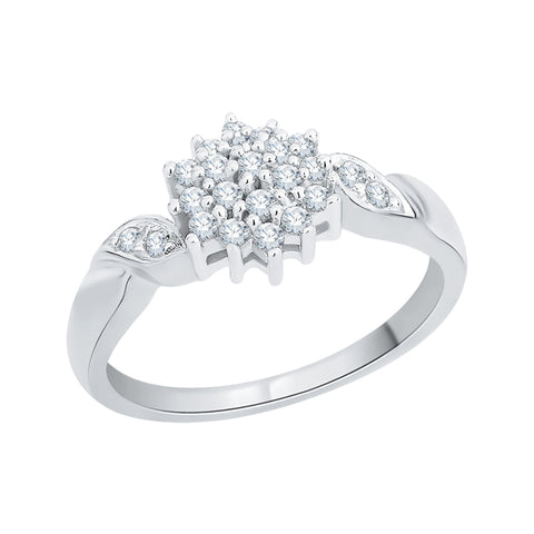 KATARINA 1/4 cttw Diamond Cluster Fashion Ring