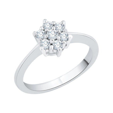 KATARINA 1/3 cttw Prong Set Diamond Promise Ring