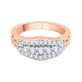 14K Rose Gold~GH | I2-I3, 10K Rose Gold~GH | I2-I3,14K Rose Gold~JK | SI2-I1, 10K Rose Gold~JK | SI2-I1,14K Rose Gold~IJ | I1-I2, 10K Rose Gold~IJ | I1-I2