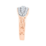 14K Rose Gold~GH | I2-I3, 10K Rose Gold~GH | I2-I3,14K Rose Gold~JK | SI2-I1, 10K Rose Gold~JK | SI2-I1,14K Rose Gold~IJ | I1-I2, 10K Rose Gold~IJ | I1-I2