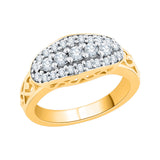 14K Yellow Gold~GH | I2-I3, 10K Yellow Gold~GH | I2-I3,14K Yellow Gold~JK | SI2-I1, 10K Yellow Gold~JK | SI2-I1,14K Yellow Gold~IJ | I1-I2, 10K Yellow Gold~IJ | I1-I2