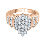 14K Rose Gold~GH | I2-I3, 10K Rose Gold~GH | I2-I3,14K Rose Gold~JK | SI2-I1, 10K Rose Gold~JK | SI2-I1,14K Rose Gold~IJ | I1-I2, 10K Rose Gold~IJ | I1-I2