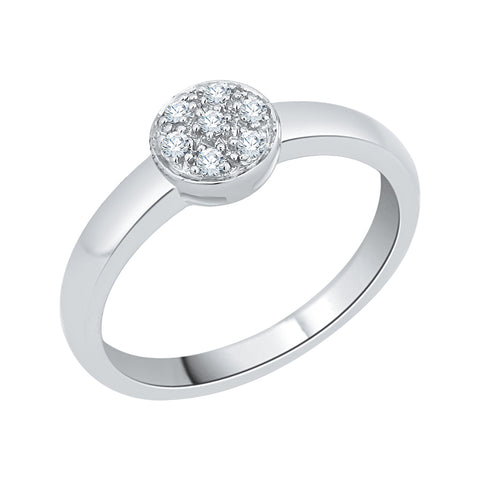 KATARINA 1/10 cttw Diamond Cluster Fashion Ring