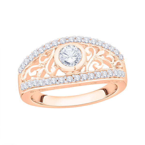 14K Rose Gold~IJ | I1/I2, 10K Rose Gold~IJ | I1/I2