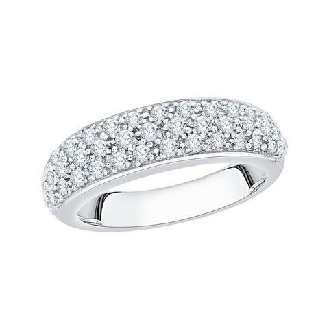 KATARINA 3/4 cttw Prong Set Diamond Wedding Band