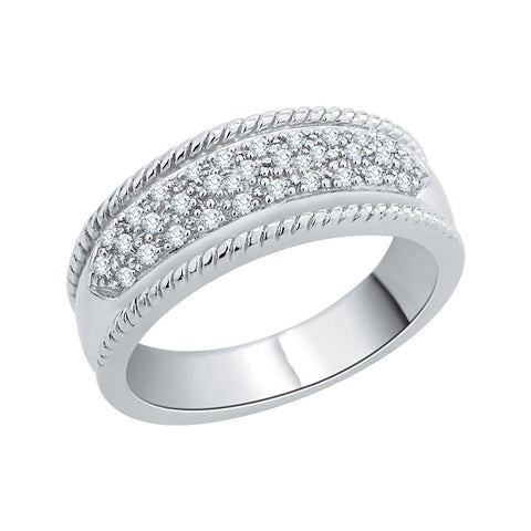 KATARINA 1/6 cttw Diamond Wedding Band