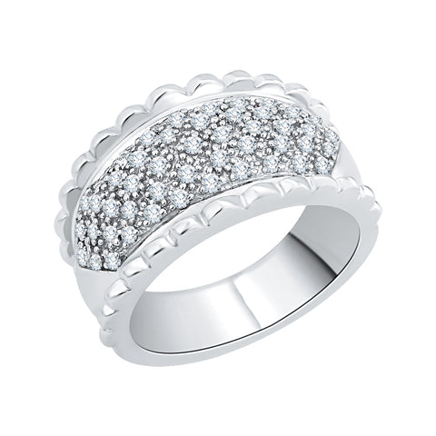 KATARINA 1/2 cttw Diamond Wedding Band