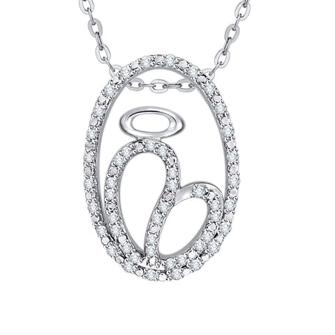 KATARINA Diamond Fashion Pendant Necklace (1/5 cttw)