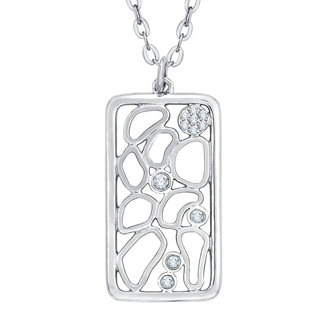 KATARINA Diamond Fashion Pendant Necklace (1/6 cttw)