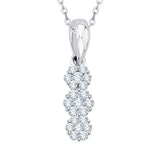 14K White Gold~GH | I2/I3, 10K White Gold~GH | I2/I3, Sterling Silver~GH | I2/I3, 14K White Gold~JK | SI2/I1, 10K White Gold~JK | SI2/I1, Sterling Silver~JK | SI2/I1