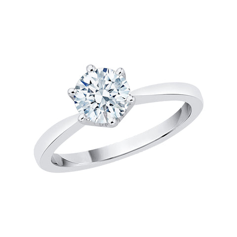 KATARINA 1 cttw Diamond Solitaire Ring