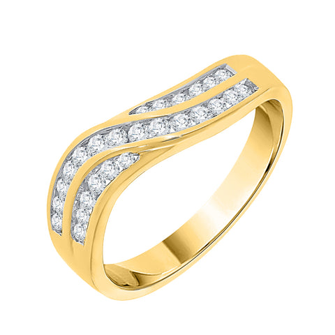 KATARINA 1/3 cttw Diamond Wedding Band