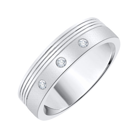 KATARINA 1/10 cttw Diamond Wedding Band