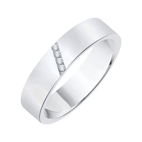 KATARINA 1/20 cttw Diamond Wedding Band