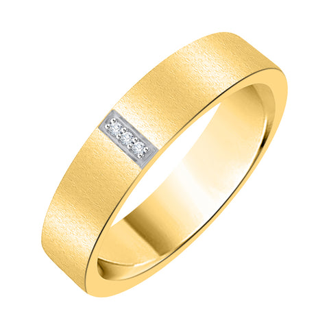 KATARINA Diamond Accent Wedding Band