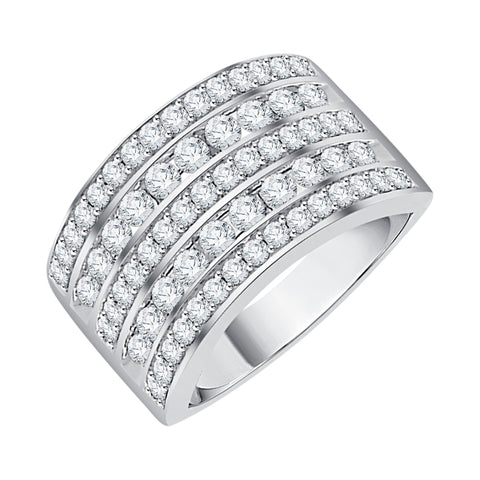 KATARINA 1 1/4 cttw Diamond Anniversary Ring
