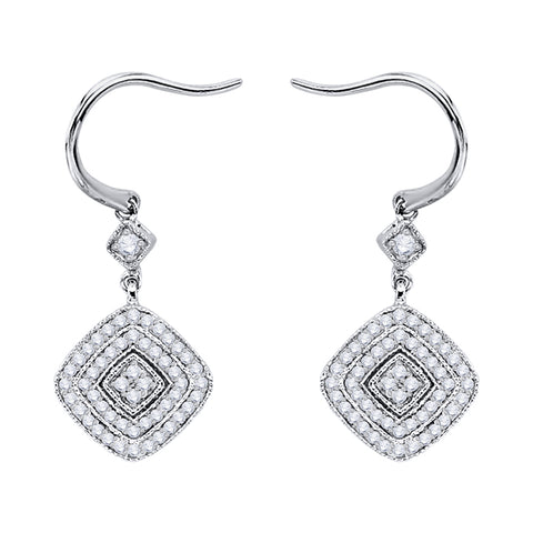 KATARINA 3/8 cttw Diamond Dangle Earrings