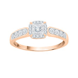 14K Rose Gold~GH | I2/I3, 10K Rose Gold~GH | I2/I3, 14K Rose Gold~JK | SI2/I1, 10K Rose Gold~JK | SI2/I1
