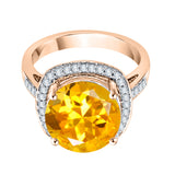 14K Rose Gold~Citrine, 10K Rose Gold~Citrine