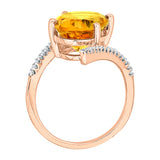14K Rose Gold~Citrine, 10K Rose Gold~Citrine