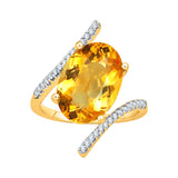 14K Yellow Gold~Citrine, 10K Yellow Gold~Citrine