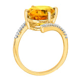 14K Yellow Gold~Citrine, 10K Yellow Gold~Citrine