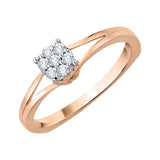 14K Rose Gold~GH | I2-I3, 10K Rose Gold~GH | I2-I3, 14K Rose Gold~JK | SI2-I1, 10K Rose Gold~JK | SI2-I1, 14K Rose Gold~IJ | I1-I2, 10K Rose Gold~IJ | I1-I2