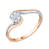 14K White and Rose Gold~GH | I2-I3, 10K White and Rose Gold~GH | I2-I3, 14K White and Rose Gold~JK | SI2-I1, 10K White and Rose Gold~JK | SI2-I1, 14K White and Rose Gold~IJ | I1-I2, 10K White and Rose Gold~IJ | I1-I2