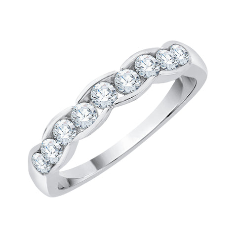 KATARINA 1/2 cttw Diamond Wedding Band