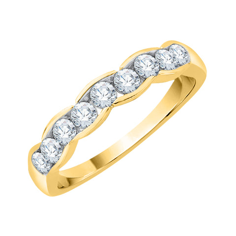KATARINA 1/2 cttw Diamond Wedding Band