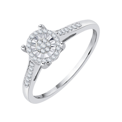 KATARINA 1/6 cttw Diamond Engagement Ring
