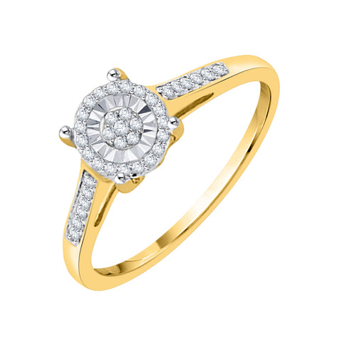 KATARINA 1/6 cttw Diamond Engagement Ring