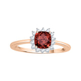 14K Rose Gold~Garnet, 10K Rose Gold~Garnet