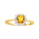 14K Yellow Gold~Citrine, 10K Yellow Gold~Citrine