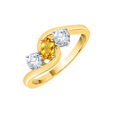 14K Yellow Gold~Citrine, 10K Yellow Gold~Citrine