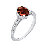 14K Yellow Gold~Garnet, 10K Yellow Gold~Garnet