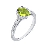 14K Yellow Gold-Peridot, 10K Yellow Gold-Peridot