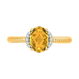 14K Yellow Gold~Citrine, 10K Yellow Gold~Citrine