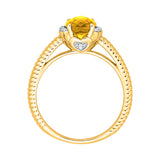 14K Yellow Gold~Citrine, 10K Yellow Gold~Citrine
