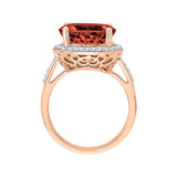 14K Rose Gold~Garnet, 10K Rose Gold~Garnet